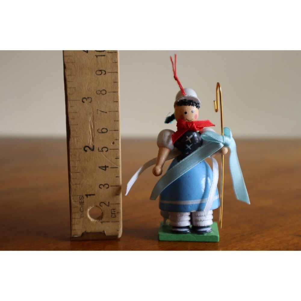 READ* Little Bo Peep Fairy Tale Nursery Rhyme Wood Ornament Midwest Canon Falls